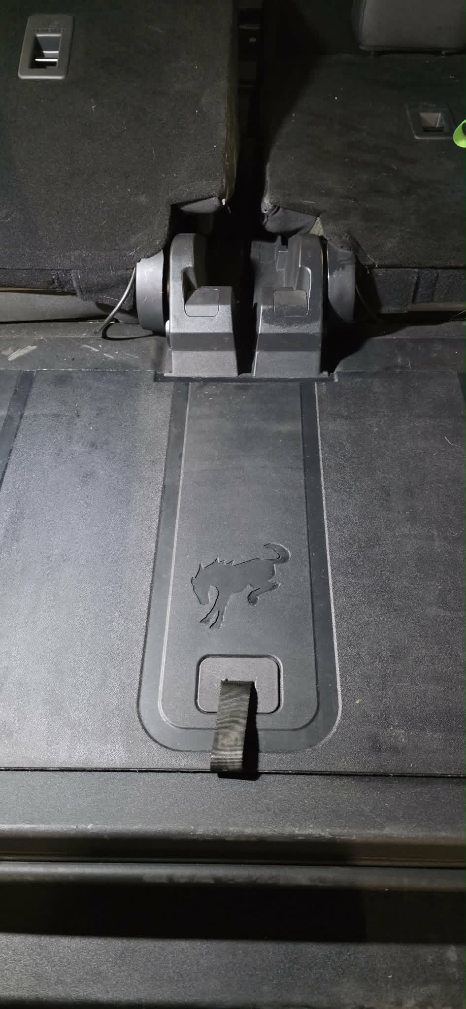 BroncLoK locking system components - top plate, bottom plate, and locking bar