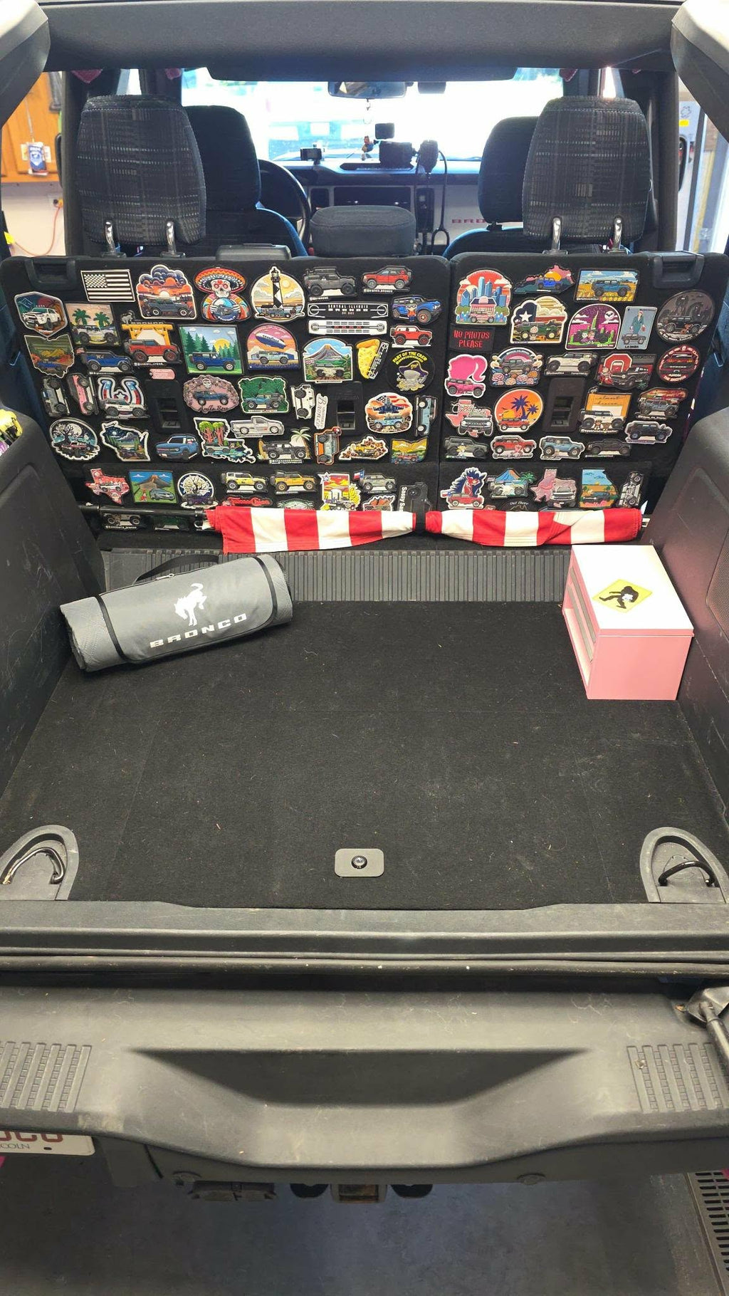 BroncLoK™ 2021+ Ford Bronco Cargo Area Locking System