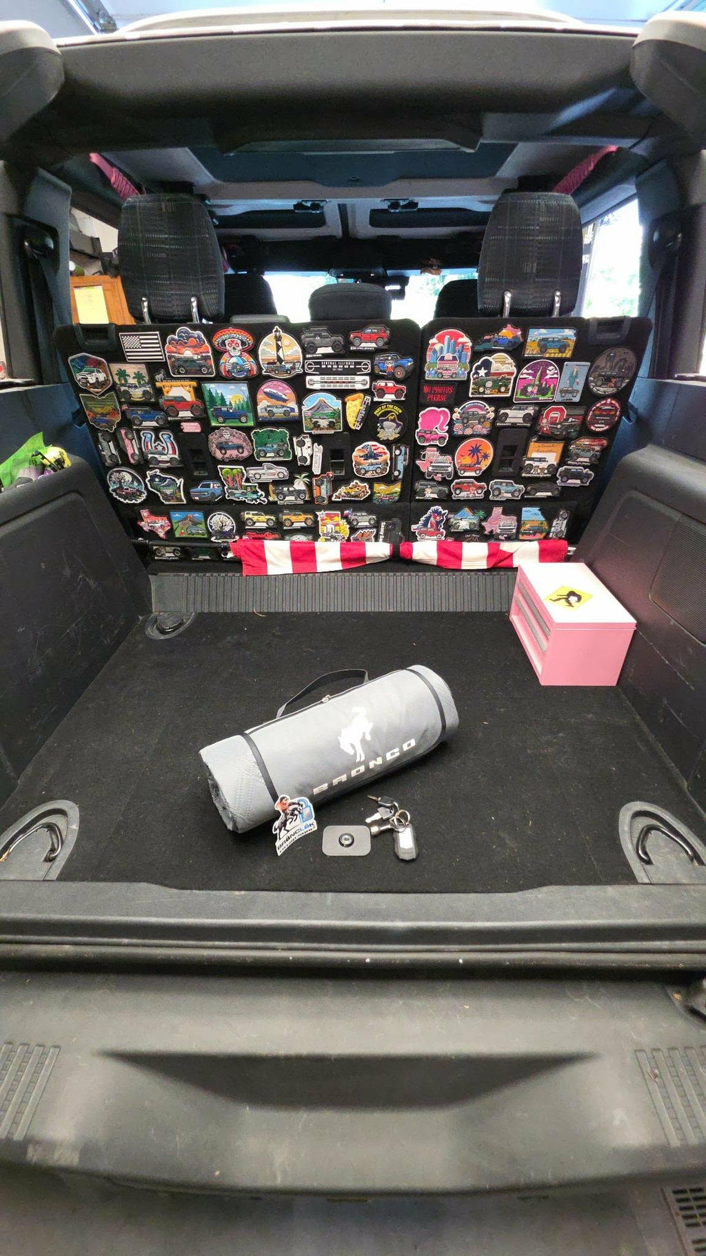 BroncLoK™ 2021+ Ford Bronco Cargo Area Locking System