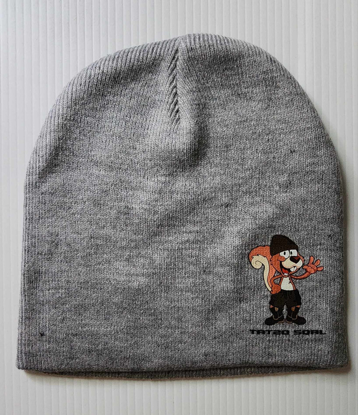 Charcoal grey TAT2D SQRL beanie