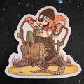 SQRL and Armadillo sticker design