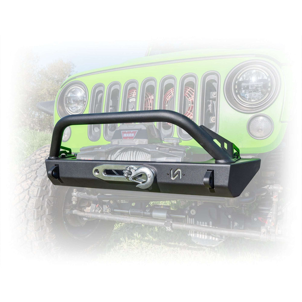 Stubby Front Bumper for Jeep Wrangler JK & JKU